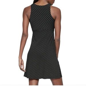 Athleta Black & White Santorini dress small